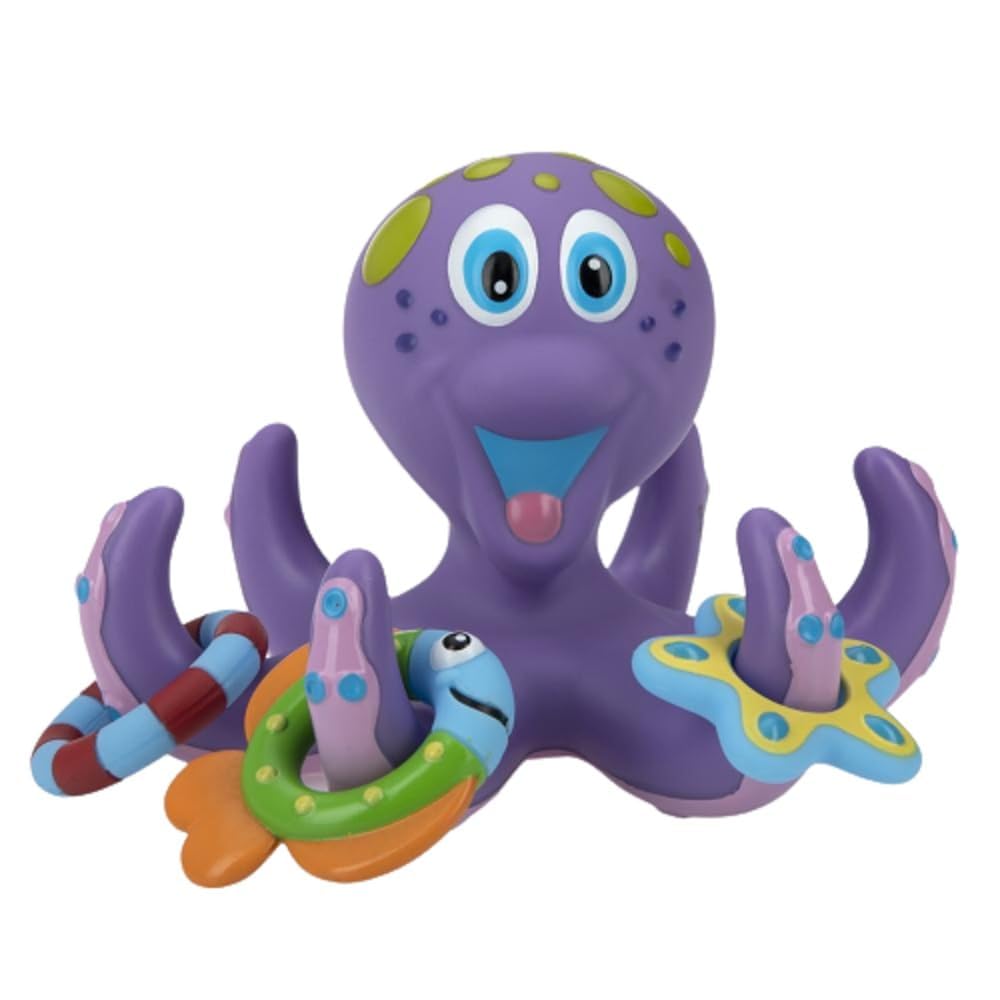 Octopus Toy with 3 Rings for Babies 18m+
