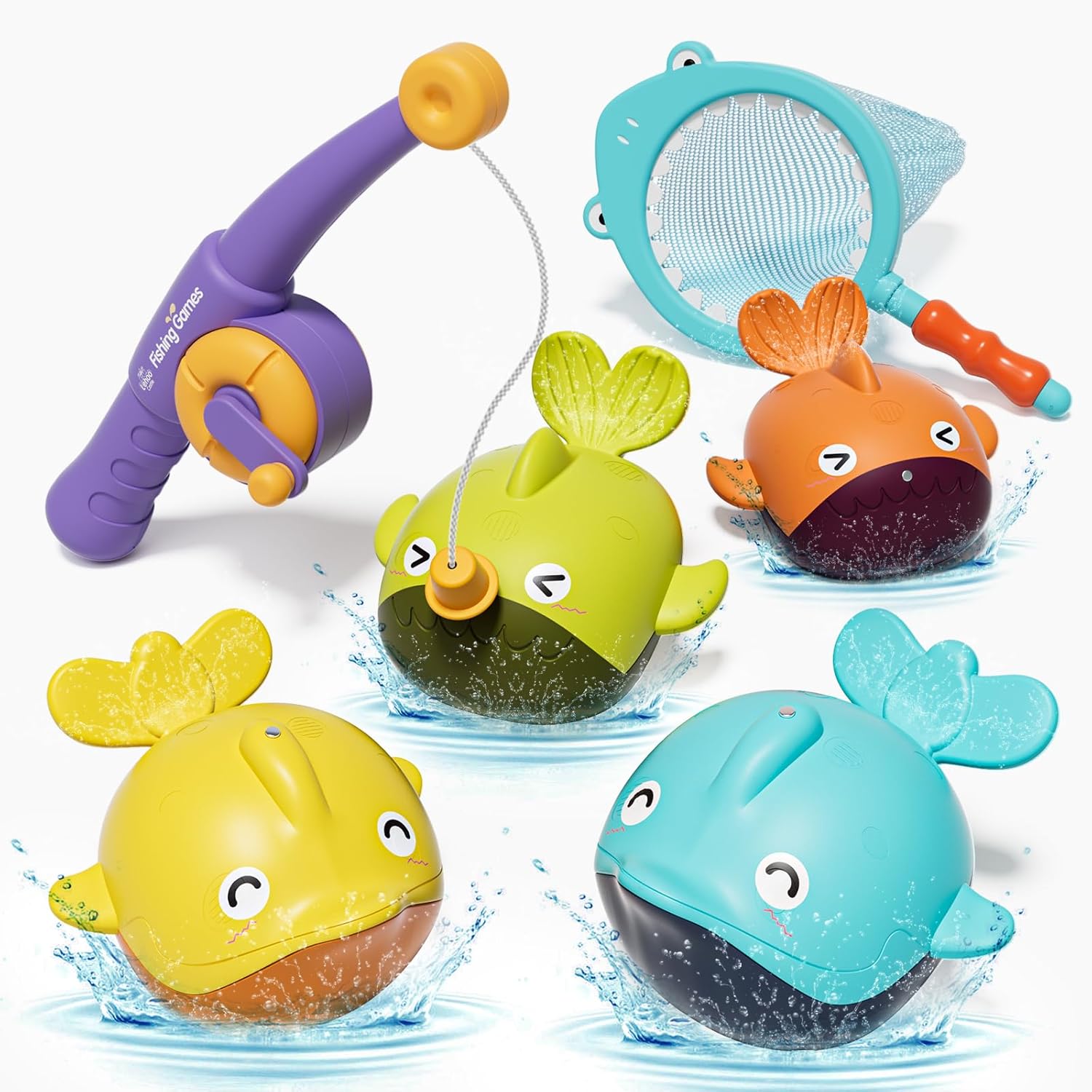 Magnetic Bath Fish Game Set