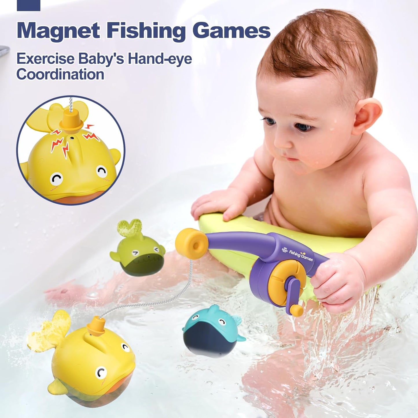 Magnetic Bath Fish Game Set