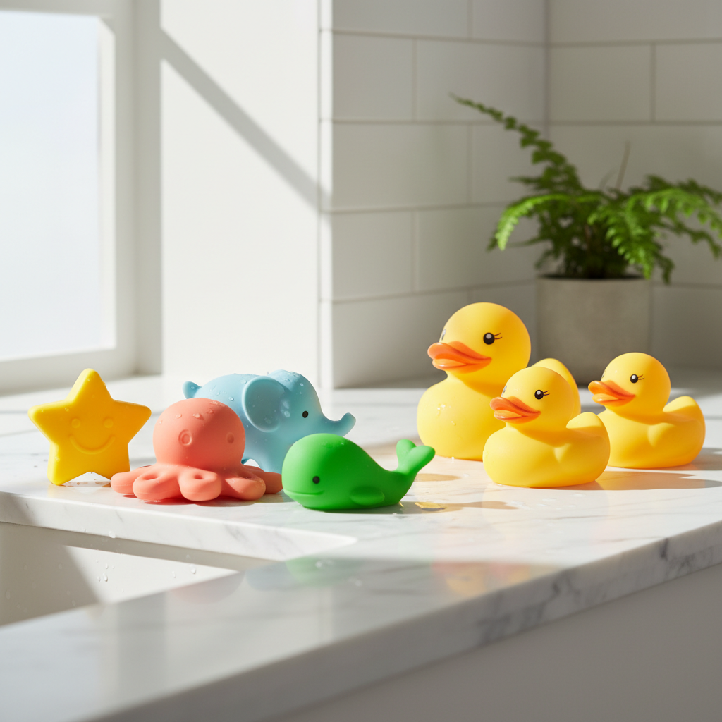 Silicone vs. Plastic: Choosing the Safest Bath Toy Material