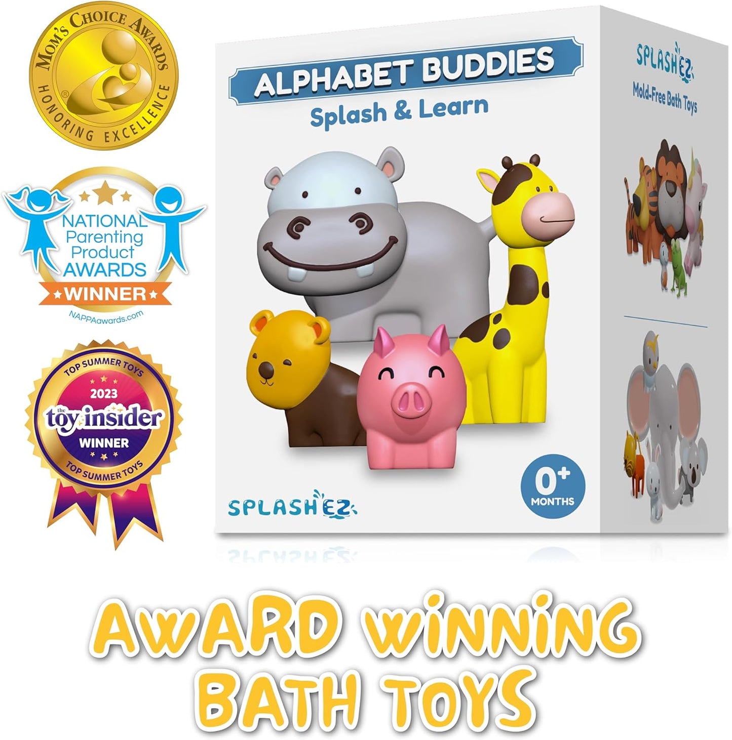 Mold-Free Animal Bath Toys